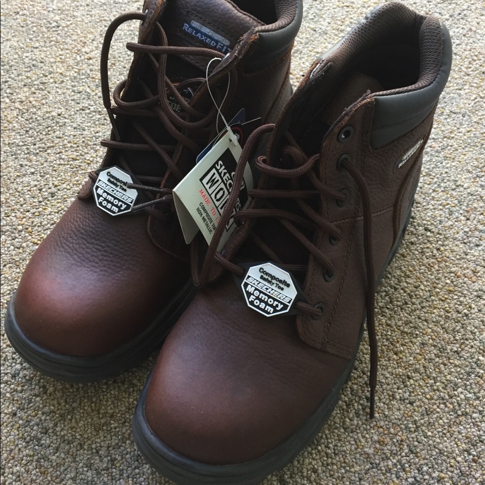 BRAND NEW SKETCHERS WORK BOOTS